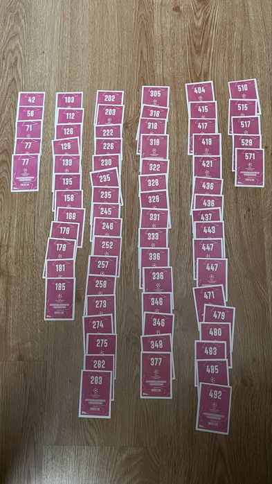 Naklejki champions league 25/26 2026 Topps