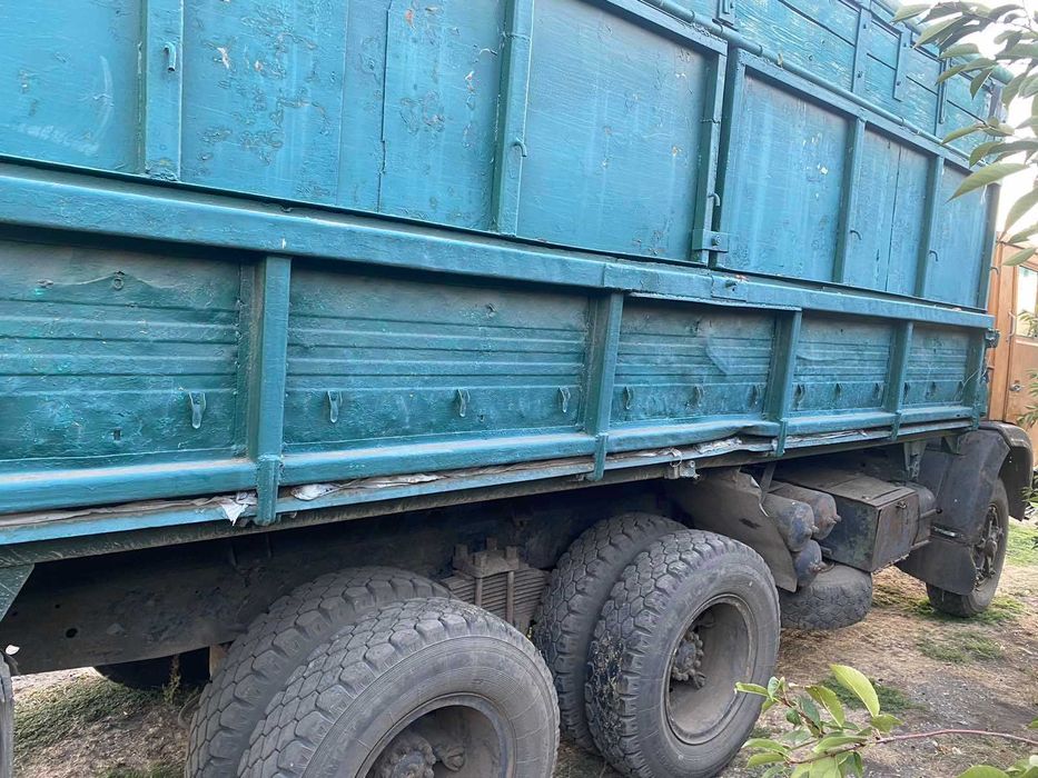 КамАЗ с прицепом самосвал