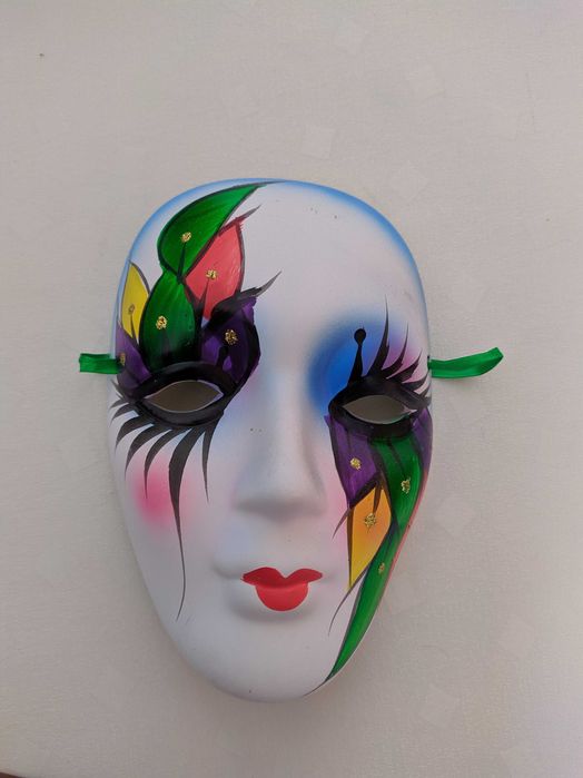 Maska ręcznie malowana