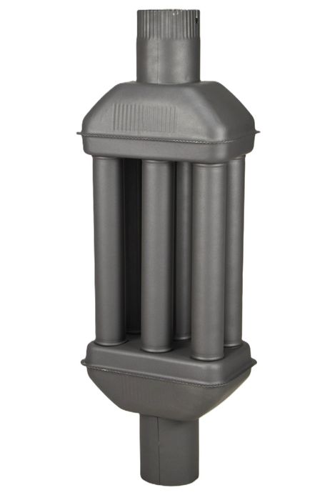 Radiator stalowy promiennik do kominka kozy fi120 wydajność +35% 90cm