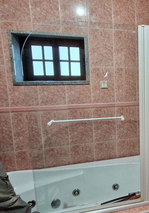 Resguardo banheira vidro