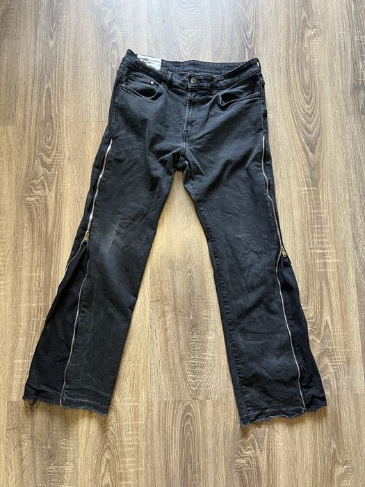 Джинсы zip H&M M