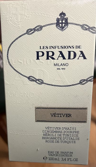 Prada Infusion de Vétiver 100ml  Caixa Original.