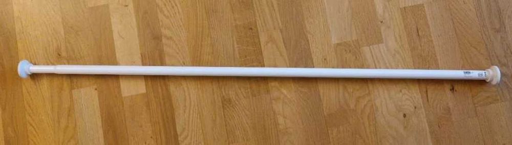 IKEA BOTAREN Drążek do zasłony prysznicowej, biały, 120-200 cm