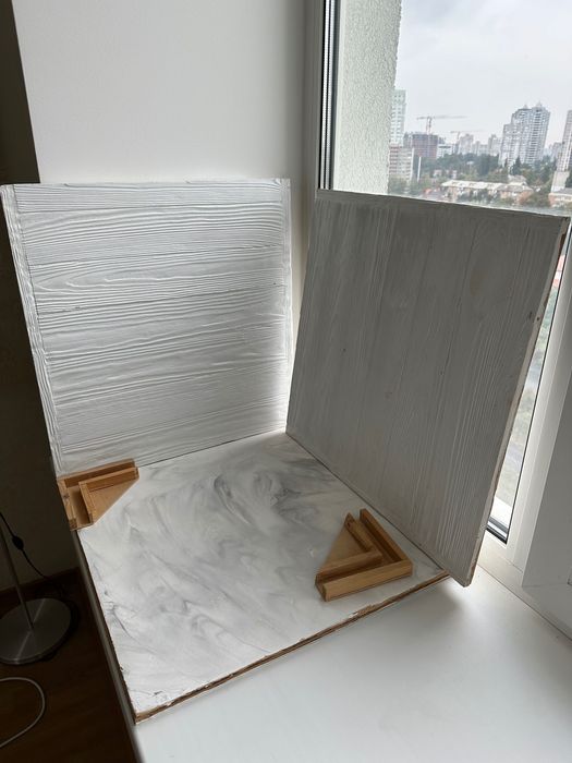 Фото Фон кутовий, деревʼяний двосторонній