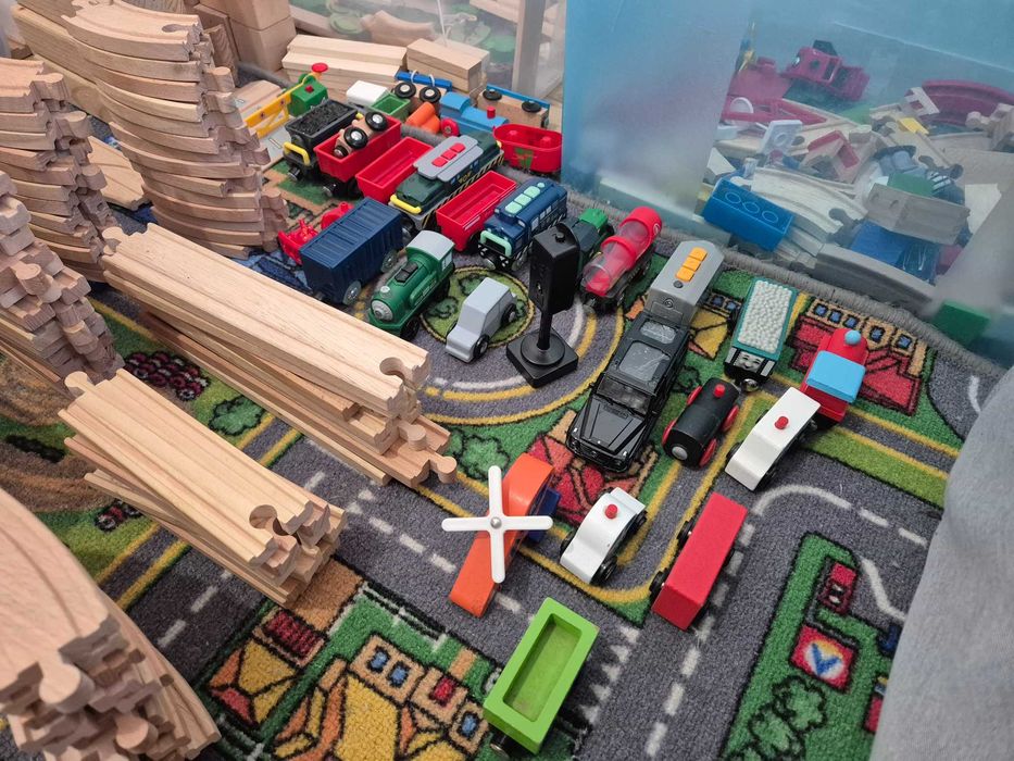 Tory drewniane. Ciuchcie elektryczne. MEGA ZESTAW