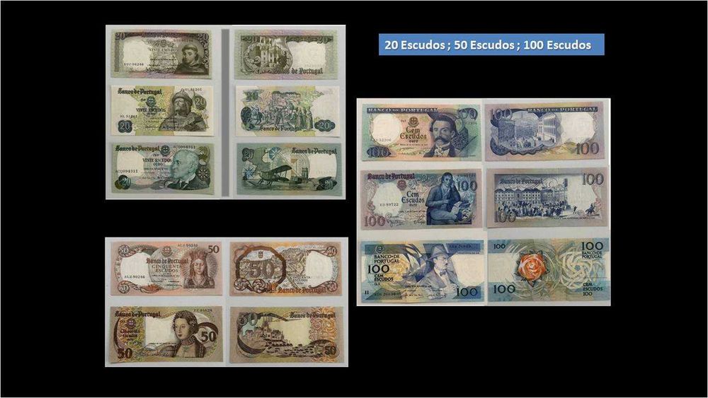 Notafilia - Notas bancárias antigas (Portugal - Monarquia e República)