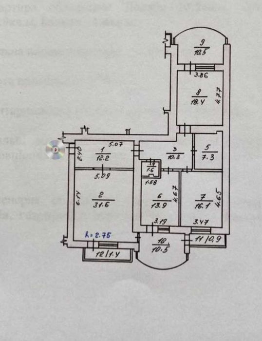 Продаж просторої 3 кімнатної квартири в ЖК "Рів'єра"