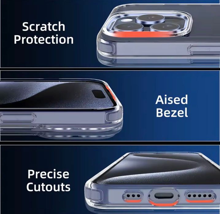 Чохол на iPhone 16pro прозорий