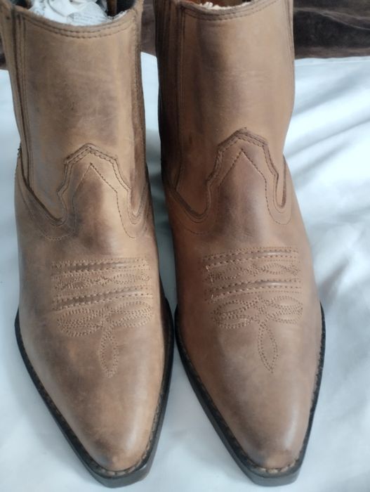 Buty kowbojki nr 2 nubuk