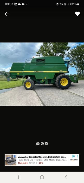 Kombajn John deere 2266