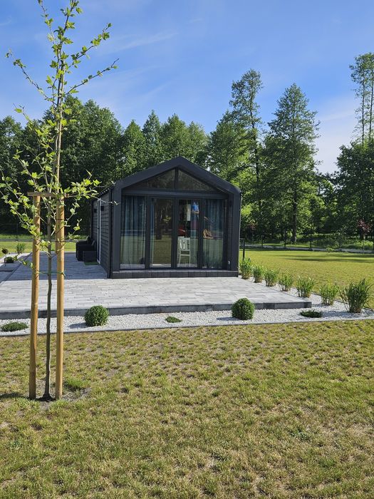 Domek letniskowy nad Jeziorem Białym.Plac zabaw.Staw.