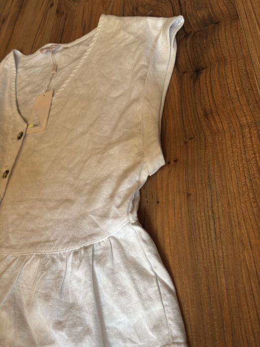 Lniana bluzka,baskinka