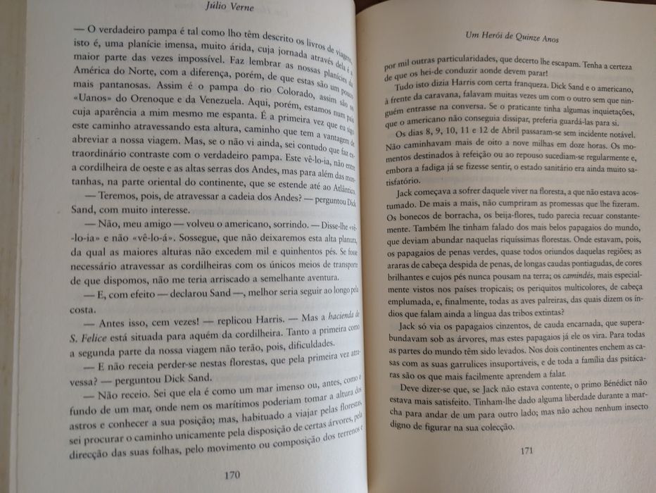 L " Um Herói de Quinze Anos " Júlio Verne (Ed. Regular / Opt. Estado)