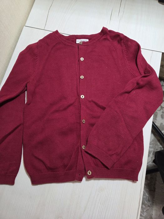 Кофтинка для дівчинки червона