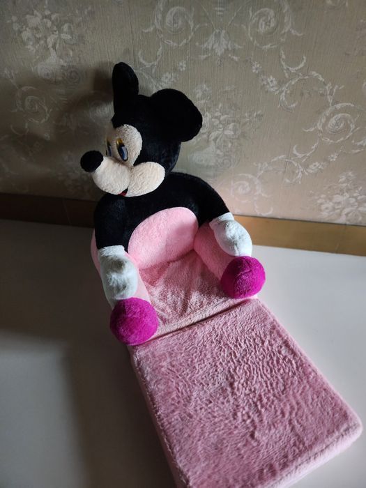 Fotel rozkładany Myszka Miki