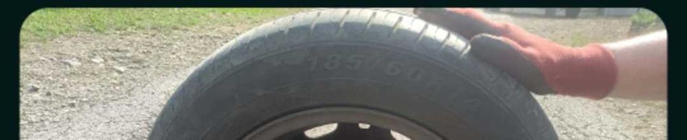 Koła stalowe 14" z oponami 185/60 R14 – komplet 5 szt.
