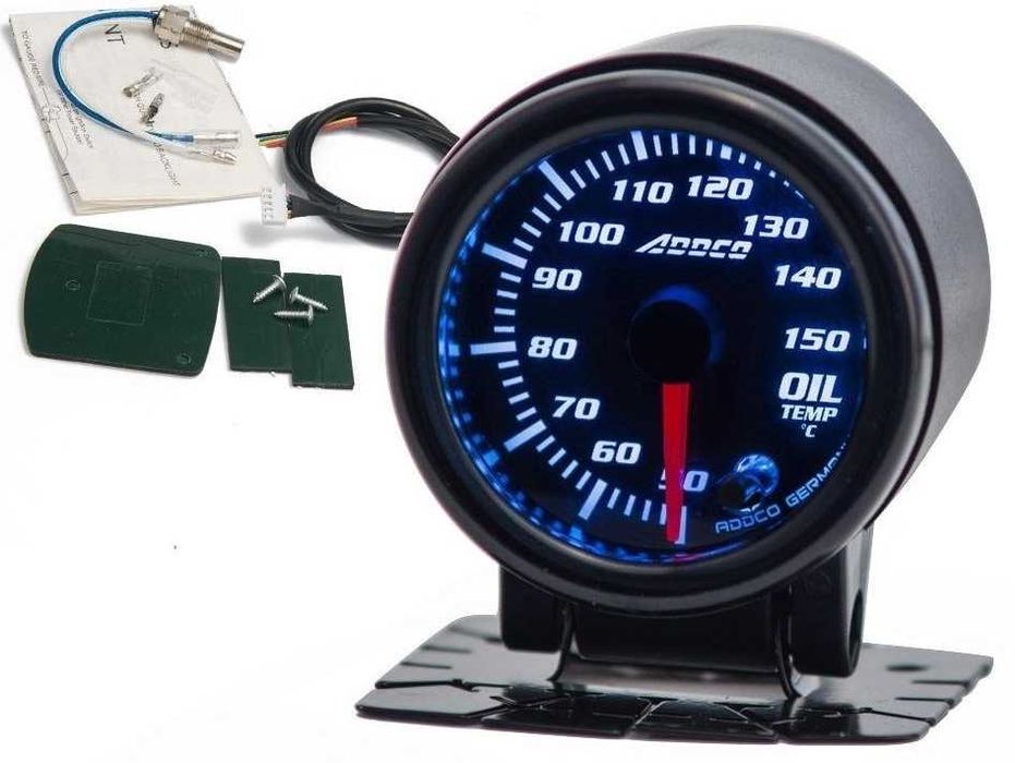 ADDCO Zegar Wskaźnik Temperatura WODY OLEJ Voltomierz Volt Obrotomierz
