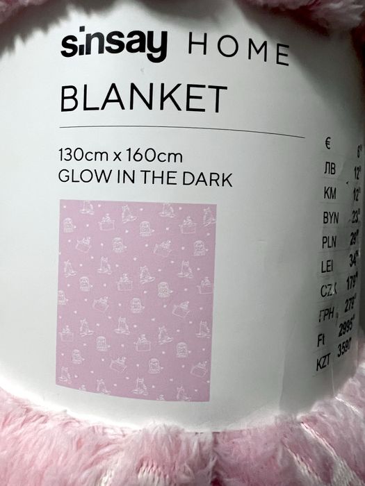 Koc kotki 130x160, nowy