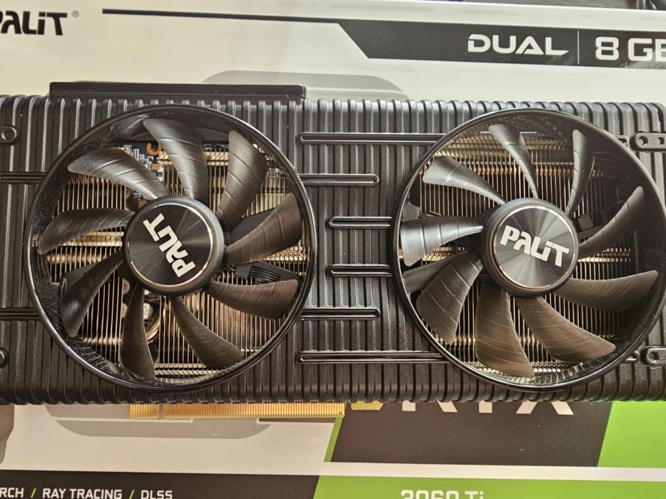 PALIT GeForce RTX 3060 Ti oc 8g 中古 Купить Видеокарта Palit Nvidia GeForce RTX 3060 Ti Dual OC