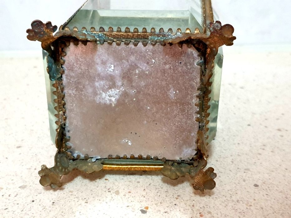 Fantástica antiga vitrine francês para relógio de bolso