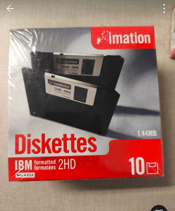 Disquetes 2HD 1,44 MB seladas