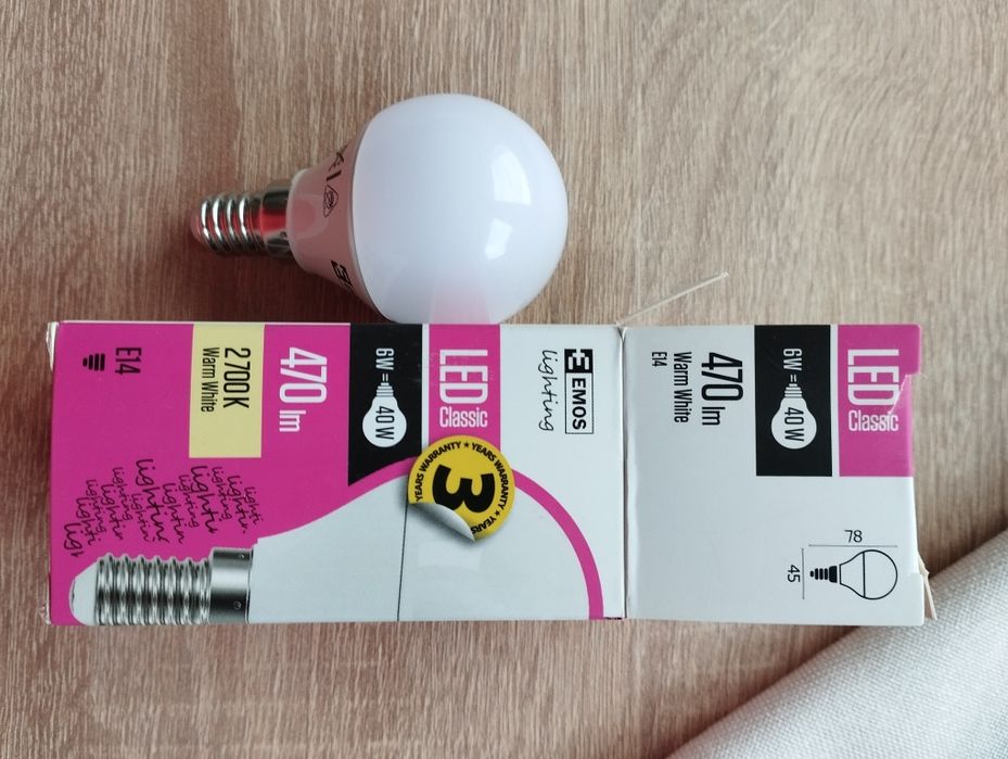 Emos lighting żarówka led ,,kula,,