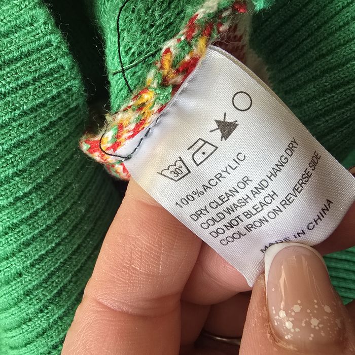 Sweter świąteczny hm m 38 light świecący święta sesja długi rękaw