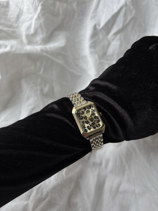 Elegancki klasyczny zegarek oldmoney panterka vintage retro pinterest
