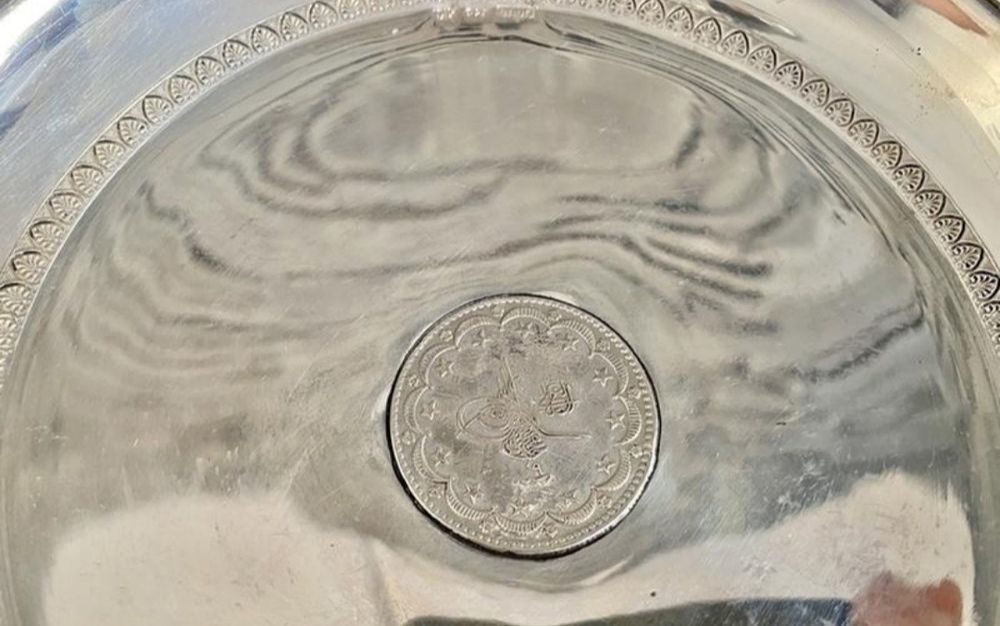 Тарілочка або піднос для рюмок, Туреччина, срібло 925