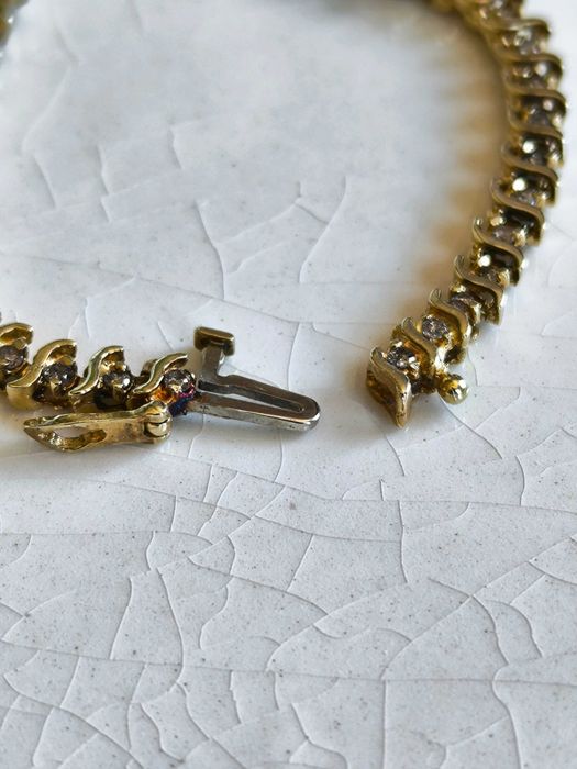 Bransoletka Tenisowa z diamentami 1,47 CT / certyfikat