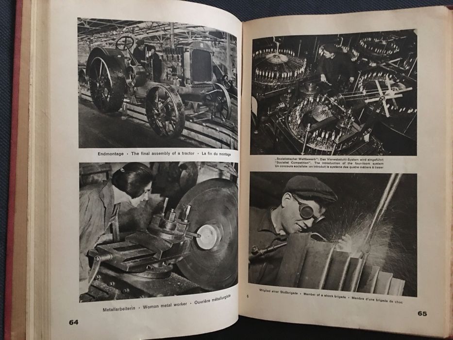 Photobook La Russie au Travail (1932)