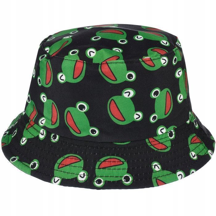 Dwustronny kapelusz dziecięcy bucket hat na lato