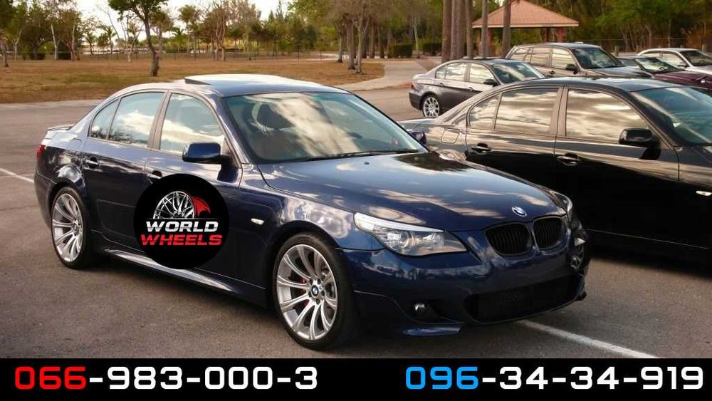 Диски 166 стиль R19 5x120 BMW E60 E34 E39 E90 E92 F30 F32 F34 разноширокие