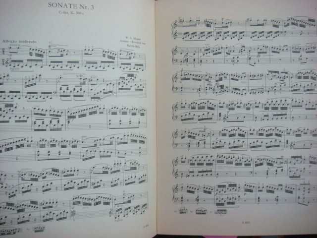 Ноты для фортепиано Моцарт Соната ред Барток Будапешт