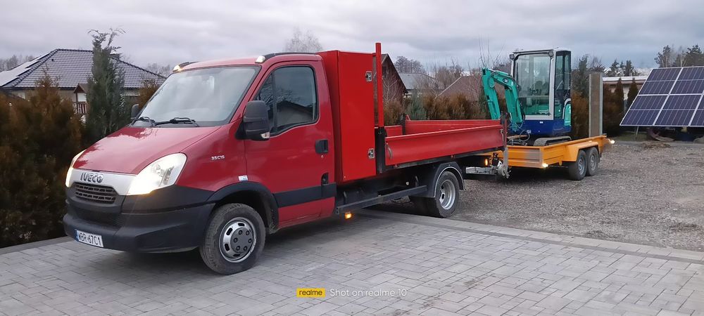 Mini Koparka,Wywrotka,Stawy,Wyburzenia, Koparko ładowarka,Spych,Szamba