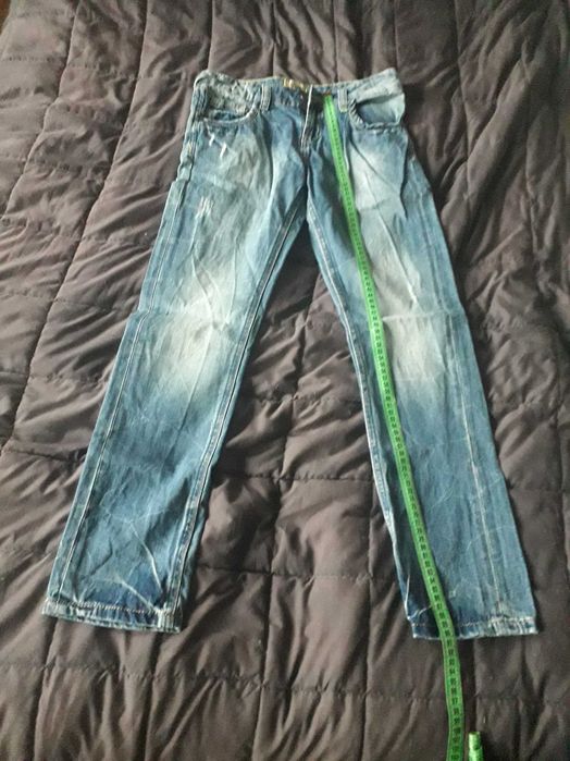 Spodnie jeansowe chłopięce 152