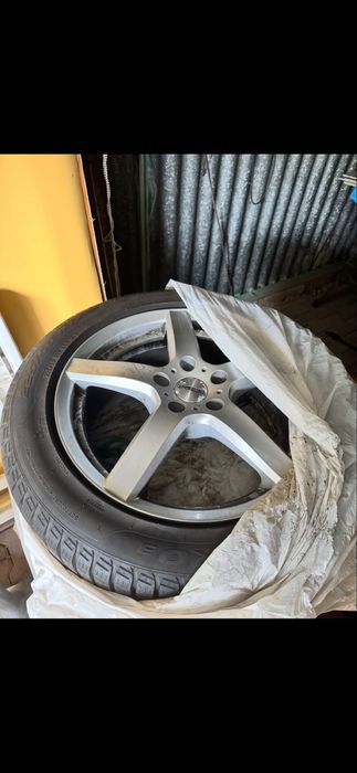 Alufelgi Dezent 17 + zimowe opony pirelli 5x112 ET48
