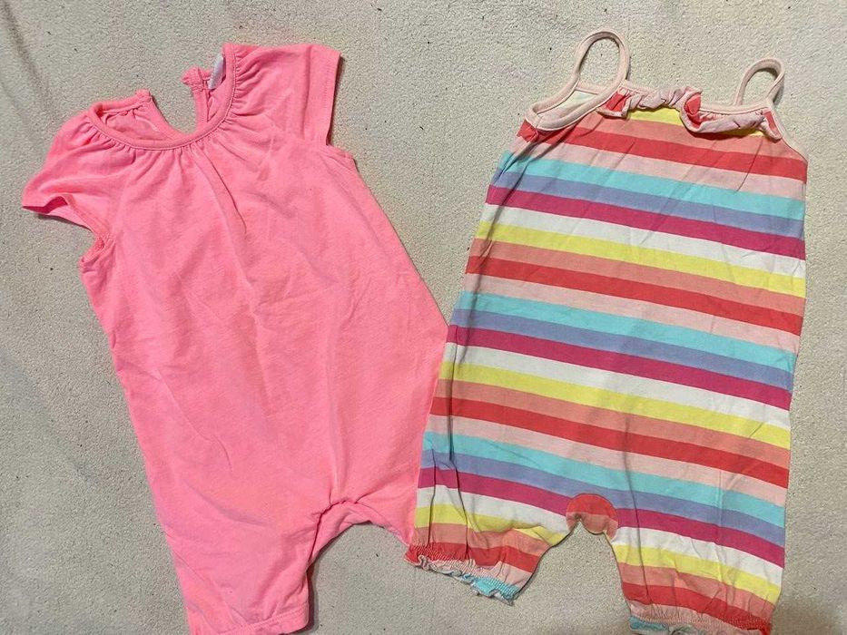 Пакет летней одежды на девочку 9-12 месяцев