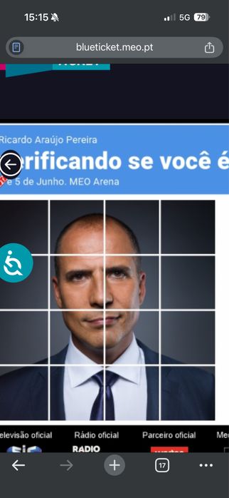 Troco 2 bilhetes Ricardo Araujo Pereira