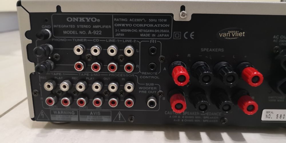 Piękny wzmacniacz stereo Onkyo A-922R1