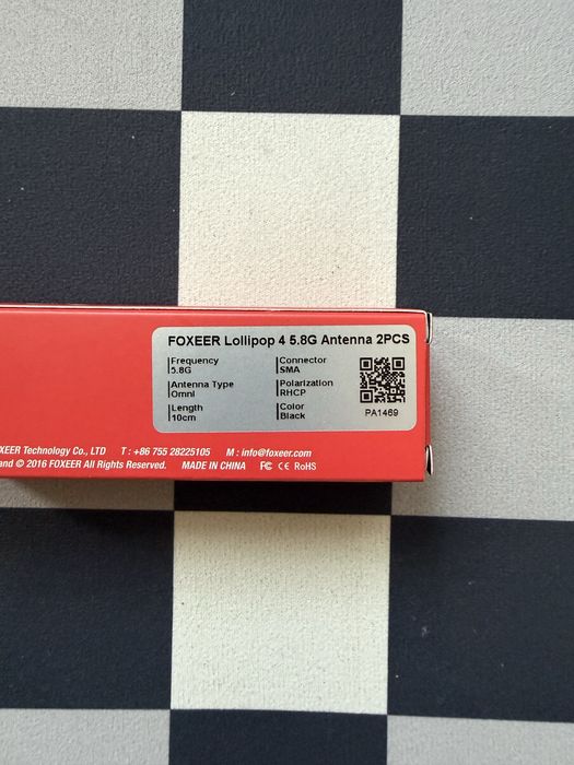 Антена FOXEER Lollipop 4 Plus 5.8G LHCP 150 мм.