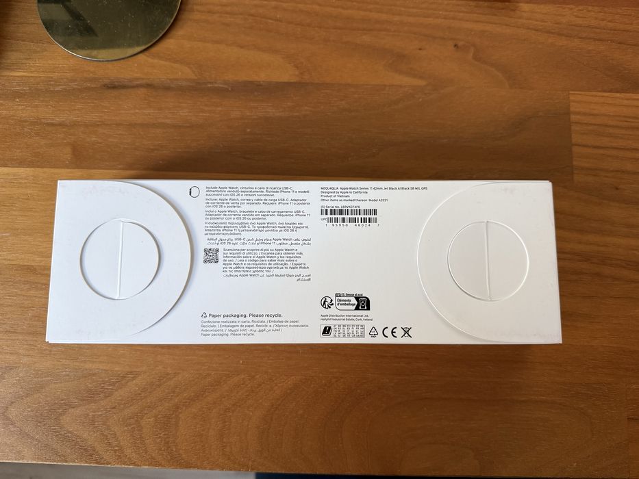 Apple Watch Series 11 42mm (Novo Selado)