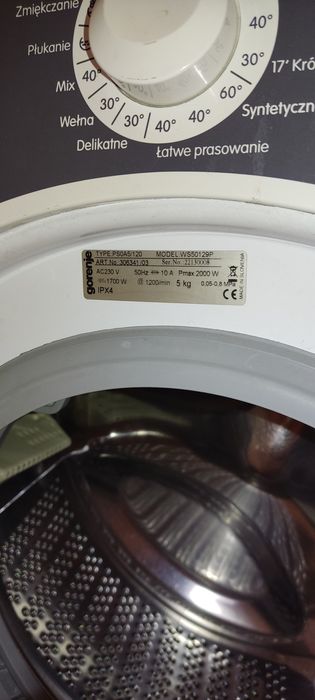 Pralka Gorenje Model WS50129P