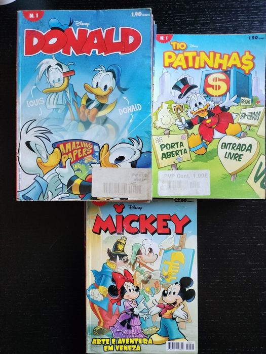 55 Livros Banda Desenhada Disney