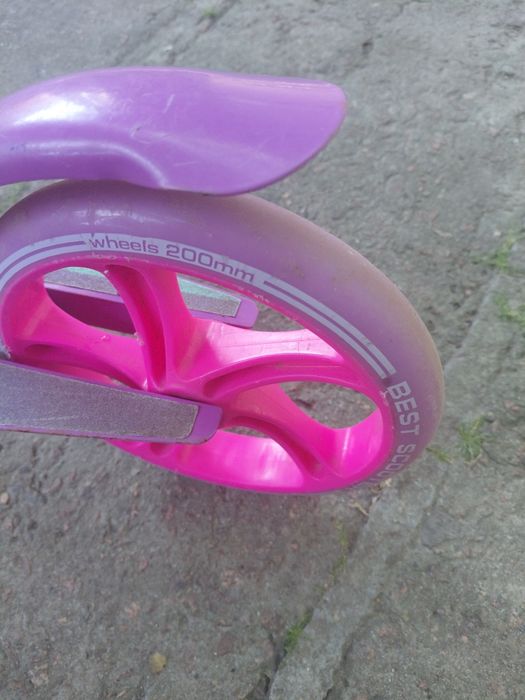 Продам самокат двоколісний фіолетовий складний Best Scooter Dragon