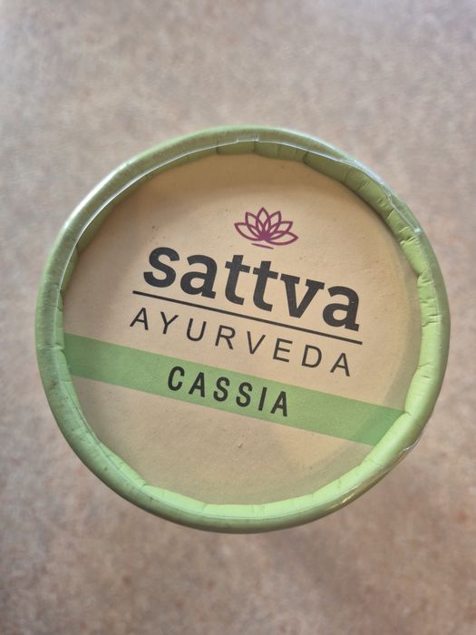 Sattva henna bezbarwna Cassia, ziołowa odżywka na włosy, nowa