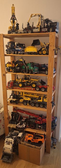 Lego Technic Liebherr 42100, 42008, 42006 e outros