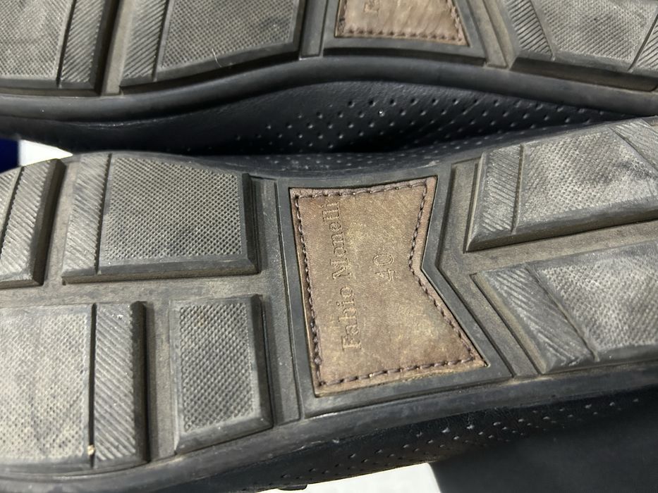 Шкіряні чоловічі макасини лофери 40р