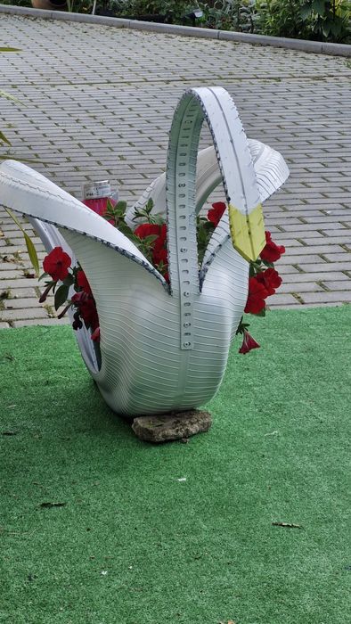 Vaso cisne para flores